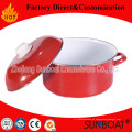 Sunboat esmalte cazuela con cubierta de esmalte utensilios de cocina